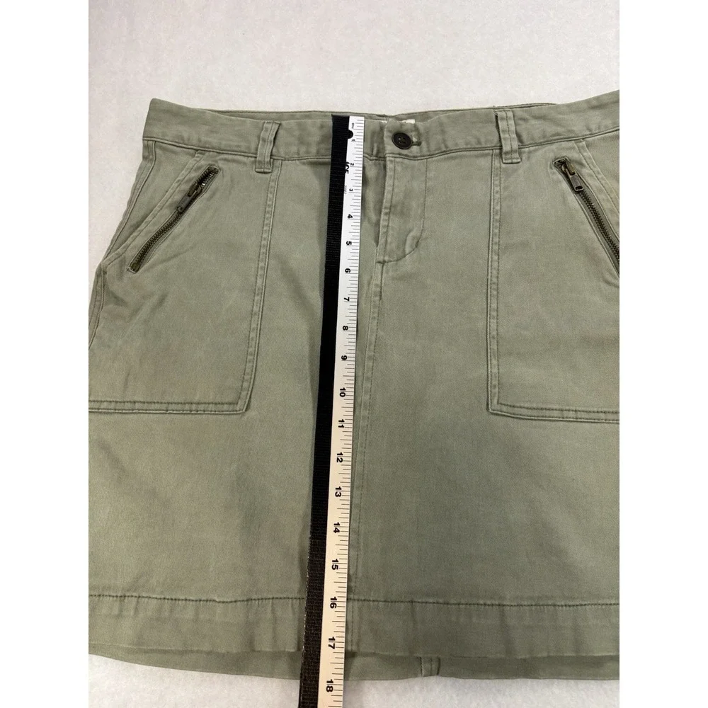 Old Navy Girls 14 Light Green Y2K Utility Mini Skirt Grunge Urban Streetwear‎